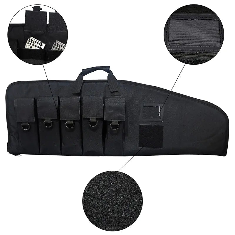 LT21025-Tactical Soft Rifle Case-1000D Nylon&5 Magazine Pouches