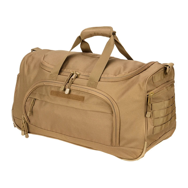 21006LZ-Tactical MOLLE Duffle Bag with Shoe Compartment