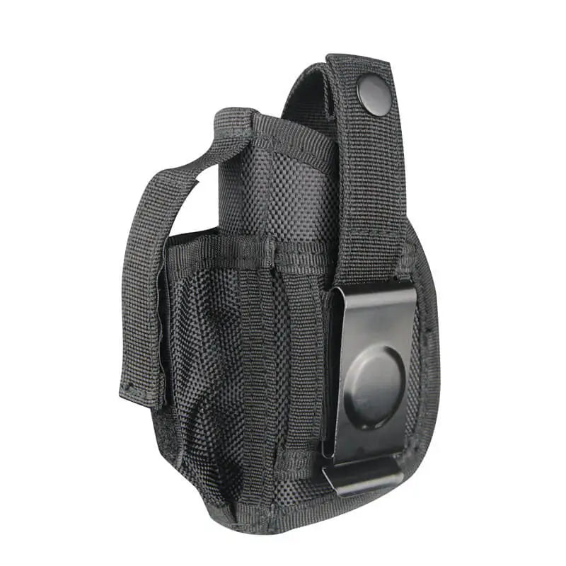 LQ17238-Compact Tactical Concealed Carry Pistol Holster (5.5” Height, Belt Clip & Spare Mag Pocket)