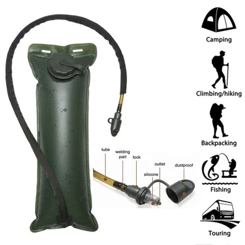 08226A-2-3L Hydration Bladder (Water Reservoir for Hiking & Camping)