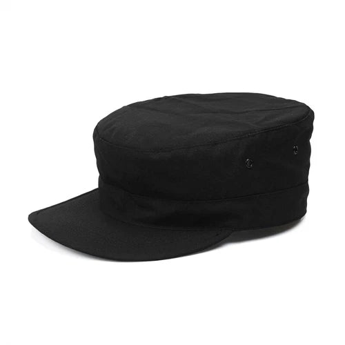 RX18035-Military Style Flat Top Army Cap (Multiple Camo & Solid Colors)