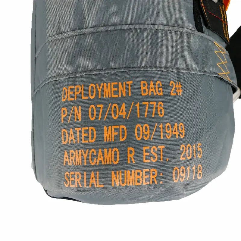 LQ09118-Parachute-Style Water-Resistant Tactical Duffle Bag Gym Bag