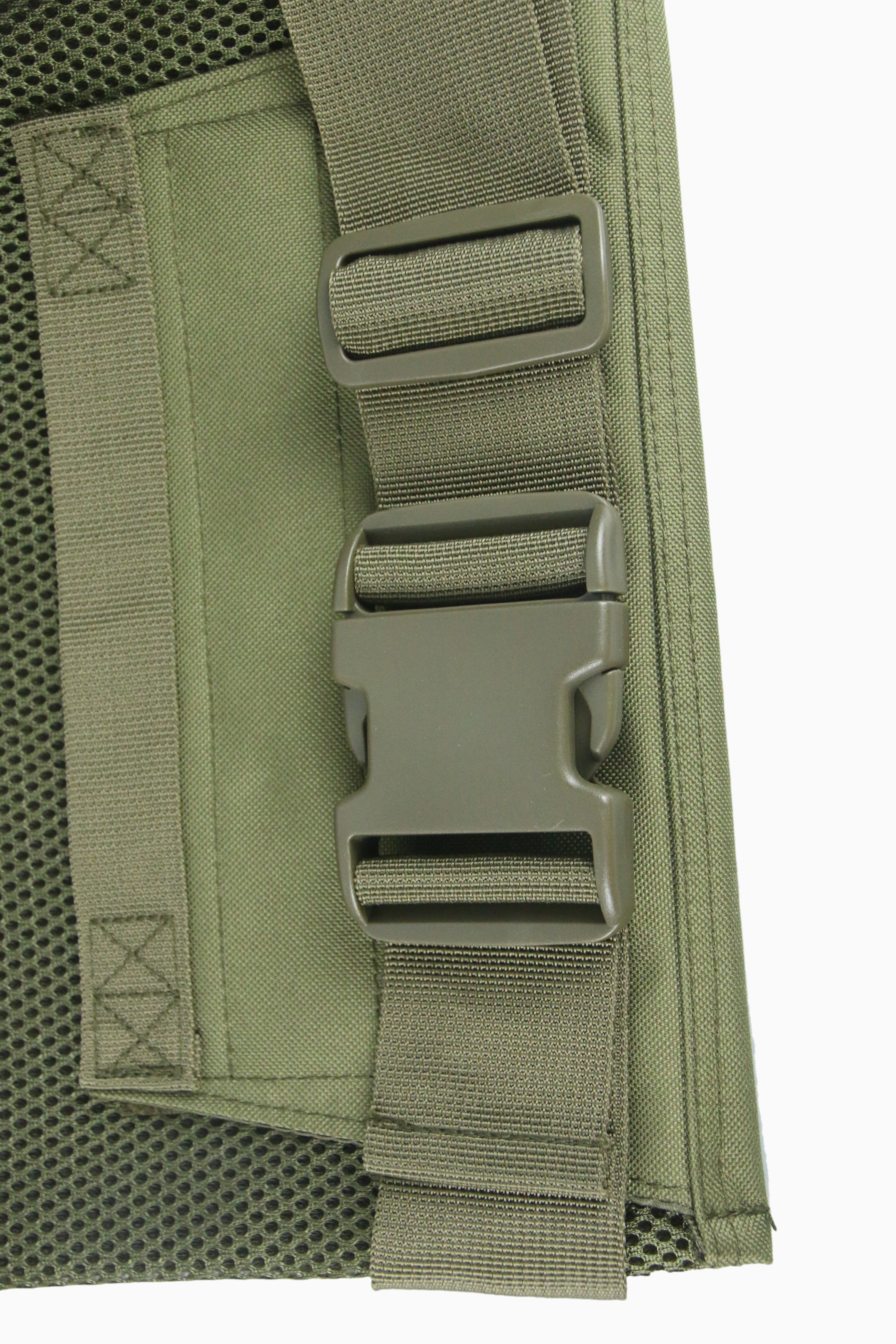 LQ16300-Tactical MOLLE Plate Carrier Vest (Emergency Drag Handle, Plate Pockets)
