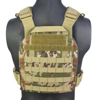 LQ16300-Tactical MOLLE Plate Carrier Vest (Emergency Drag Handle, Plate Pockets)