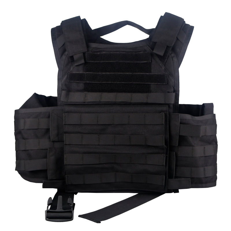 Multi Camo Military MOLLE Tactical Plate Carrier Assault Vest