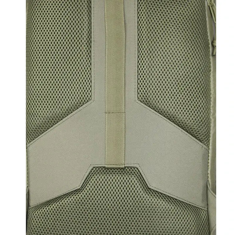 Olive expandable tactical backpack, mesh back panel