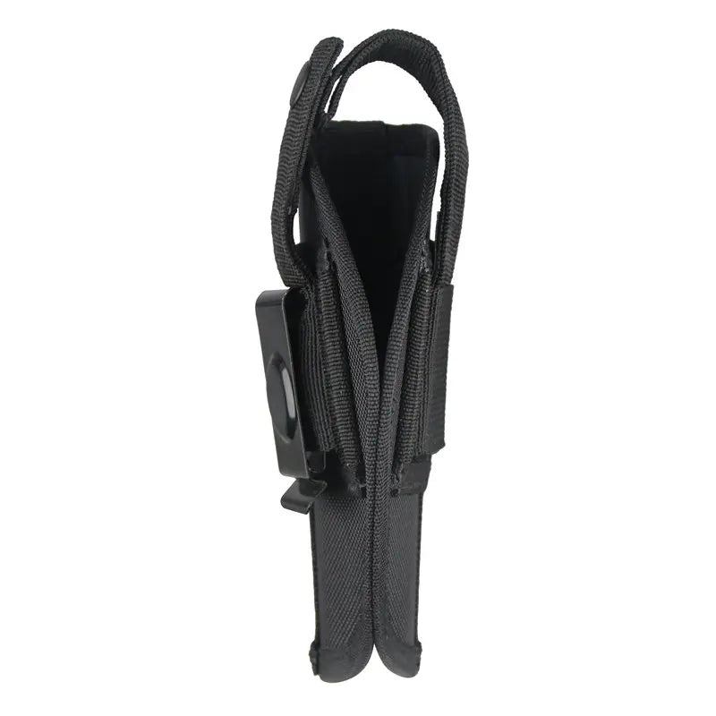 LQ17242-Right-Handed Tactical Pistol Holster (Spare Mag Pocket & Belt Clip)