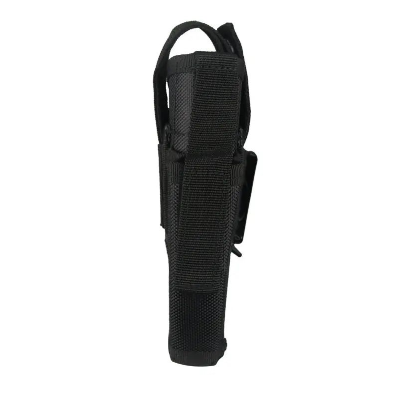 LQ17242-Right-Handed Tactical Pistol Holster (Spare Mag Pocket & Belt Clip)