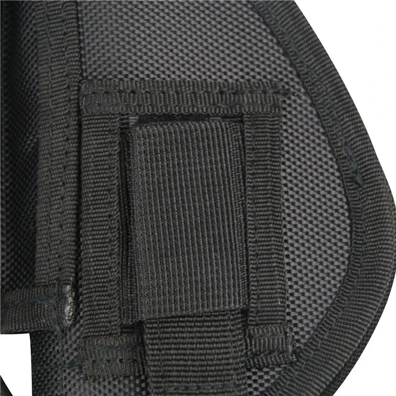 LQ17242-Right-Handed Tactical Pistol Holster (Spare Mag Pocket & Belt Clip)