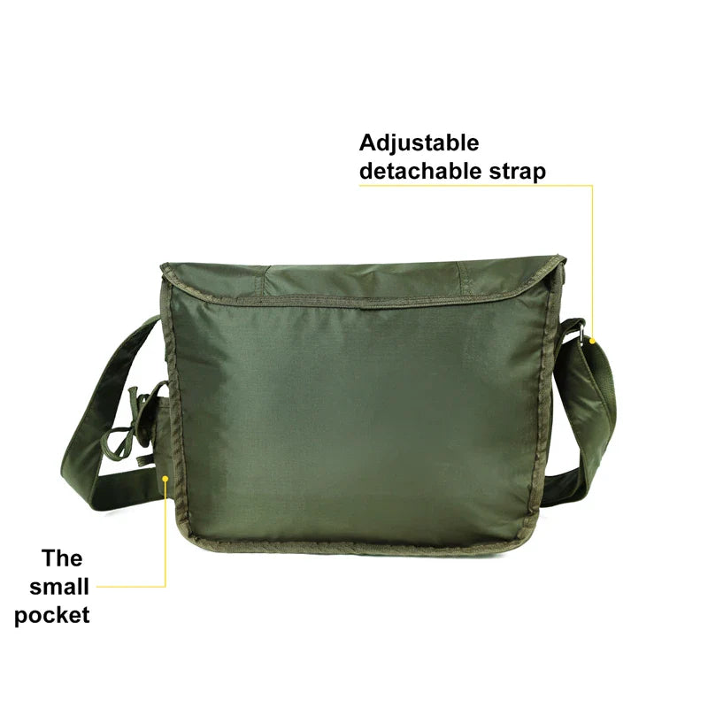 LQ10138-Parachute-Style Lightweight Tactical Messenger Bag
