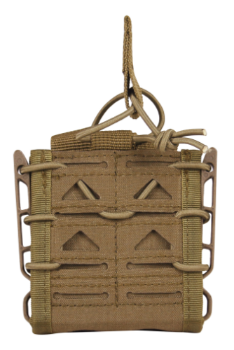 LT22212-Open-Top Rifle Mag Pouch | Molle Compatible Airsoft Belt & Military Gear