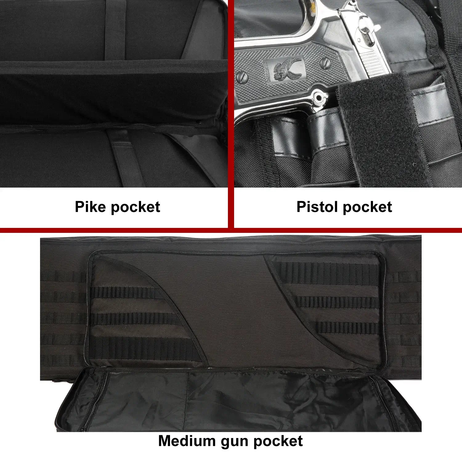 LZ22004-Dual-Rifle Tactical Soft Gun Case