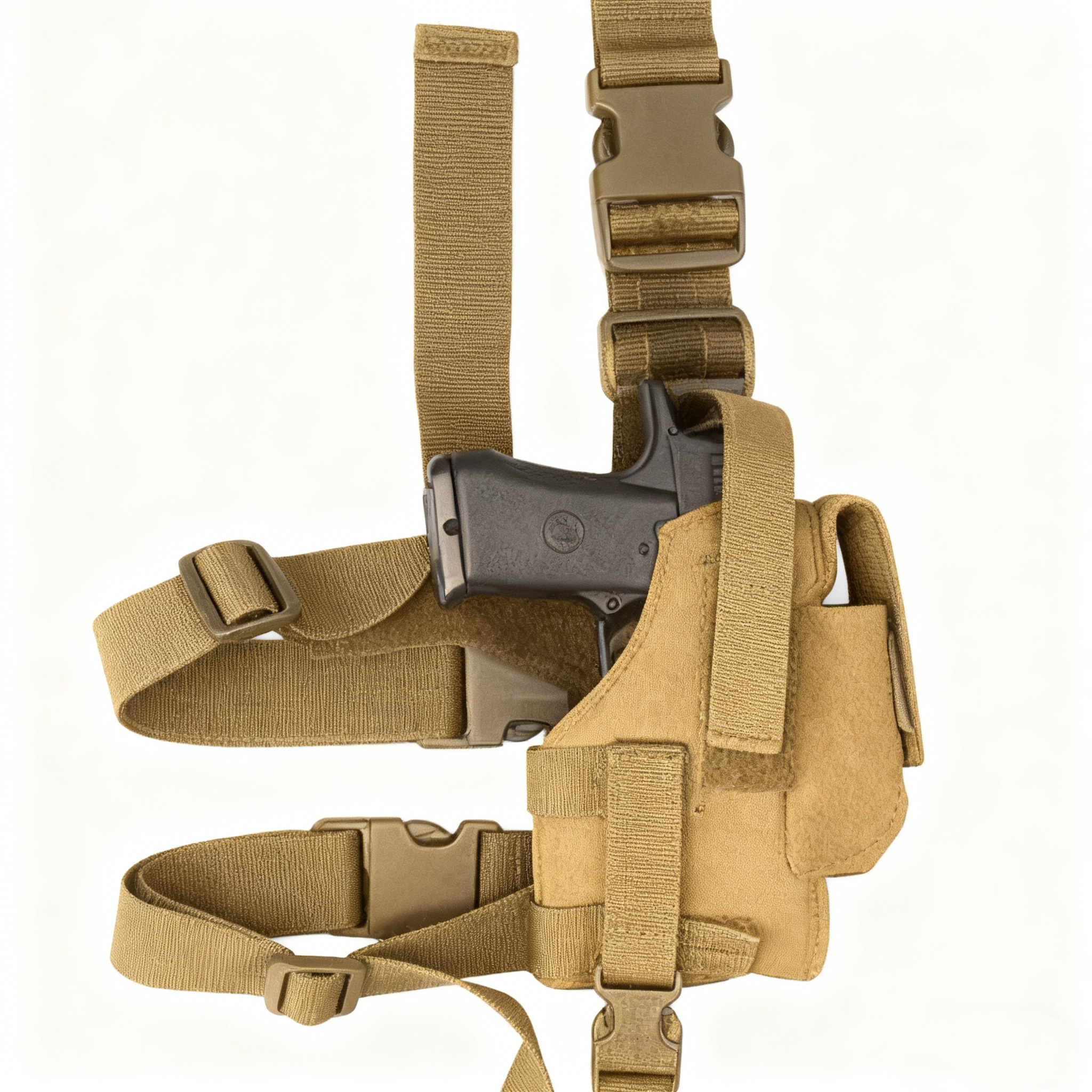 LQ14022-Tactical Leg Holster (Adjustable Strap, Medium-Large Pistols)